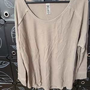 Mono B waffle knit top